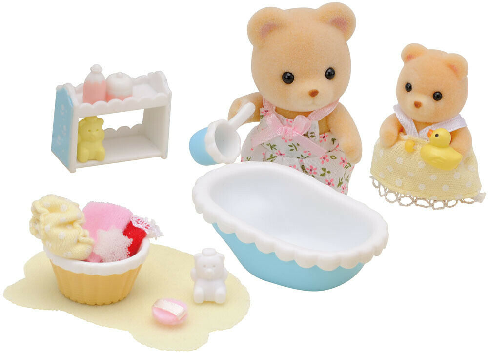 5092 Sylvanian Families Baby Bath Time Ready To Play Set Girls Children Age 3+