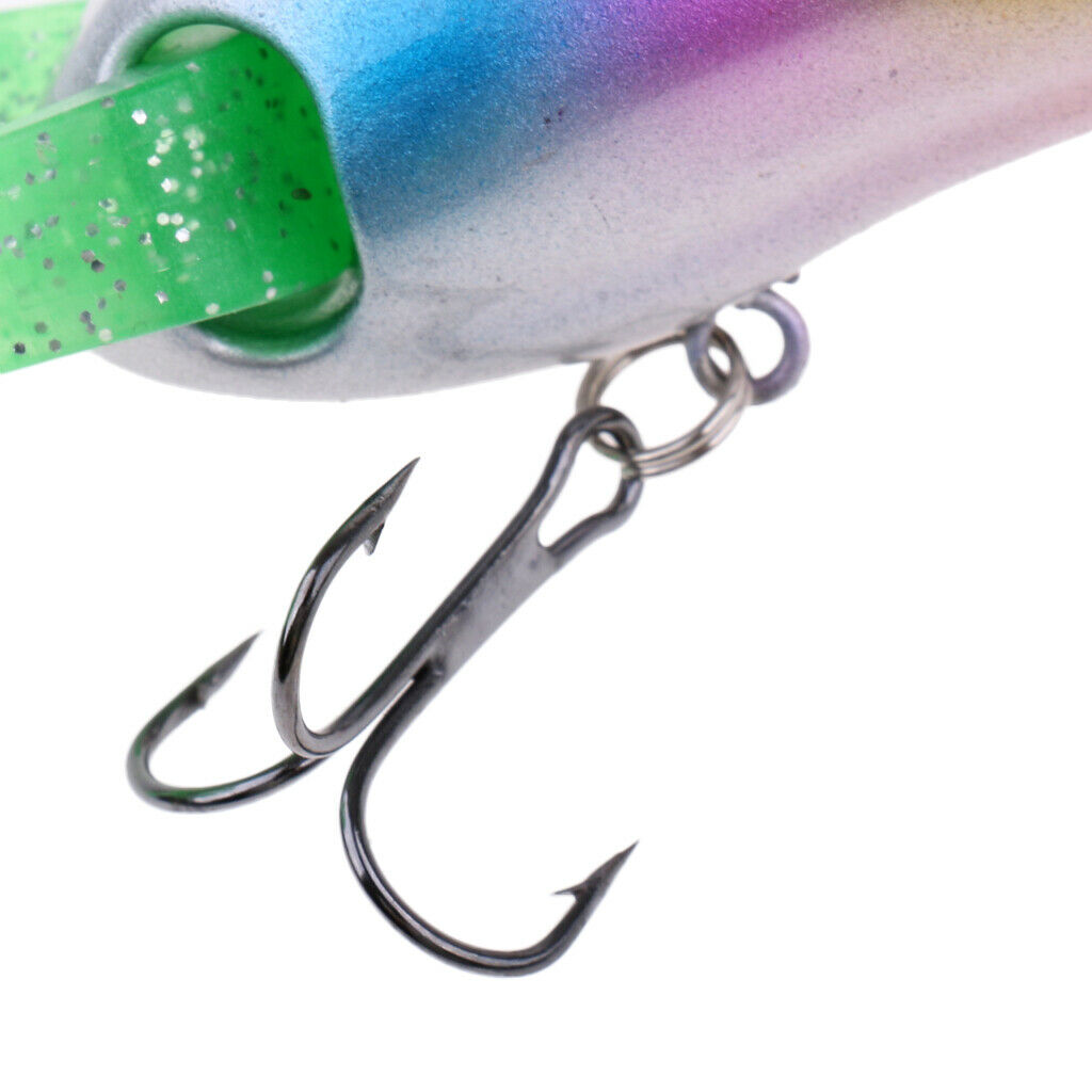 5 Pieces Fishing Lures Crankbaits Hooks Artificial Soft Bait Tackle