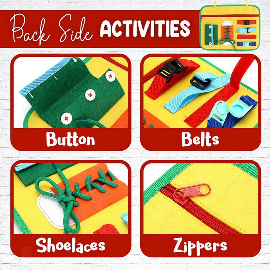 Busy Board Early Educational Skills Training Airplane Toys 1-3 Ages Gift