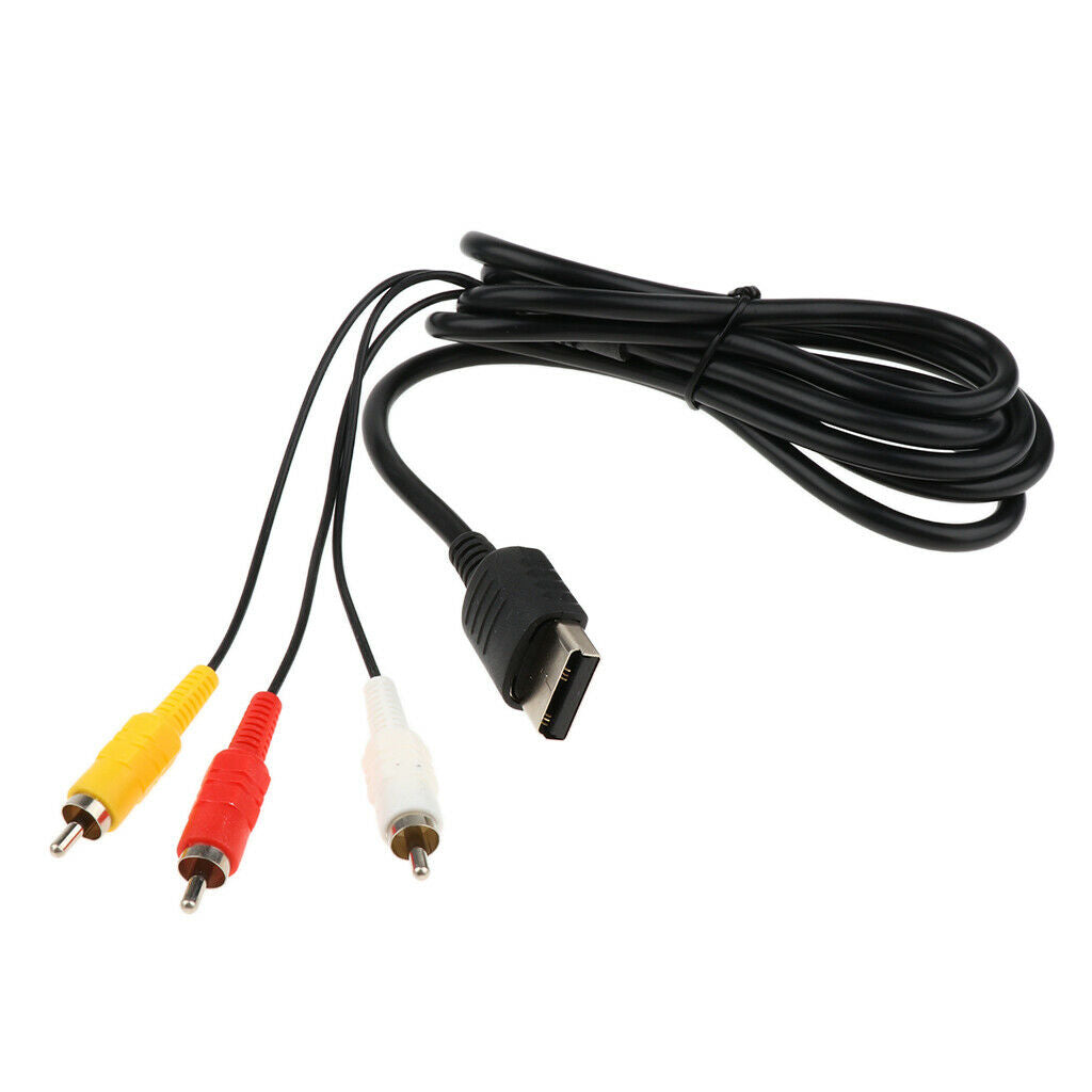 Audio Video Stereo Cable for Sega   Console AV Composite Cord 1.8m RCA