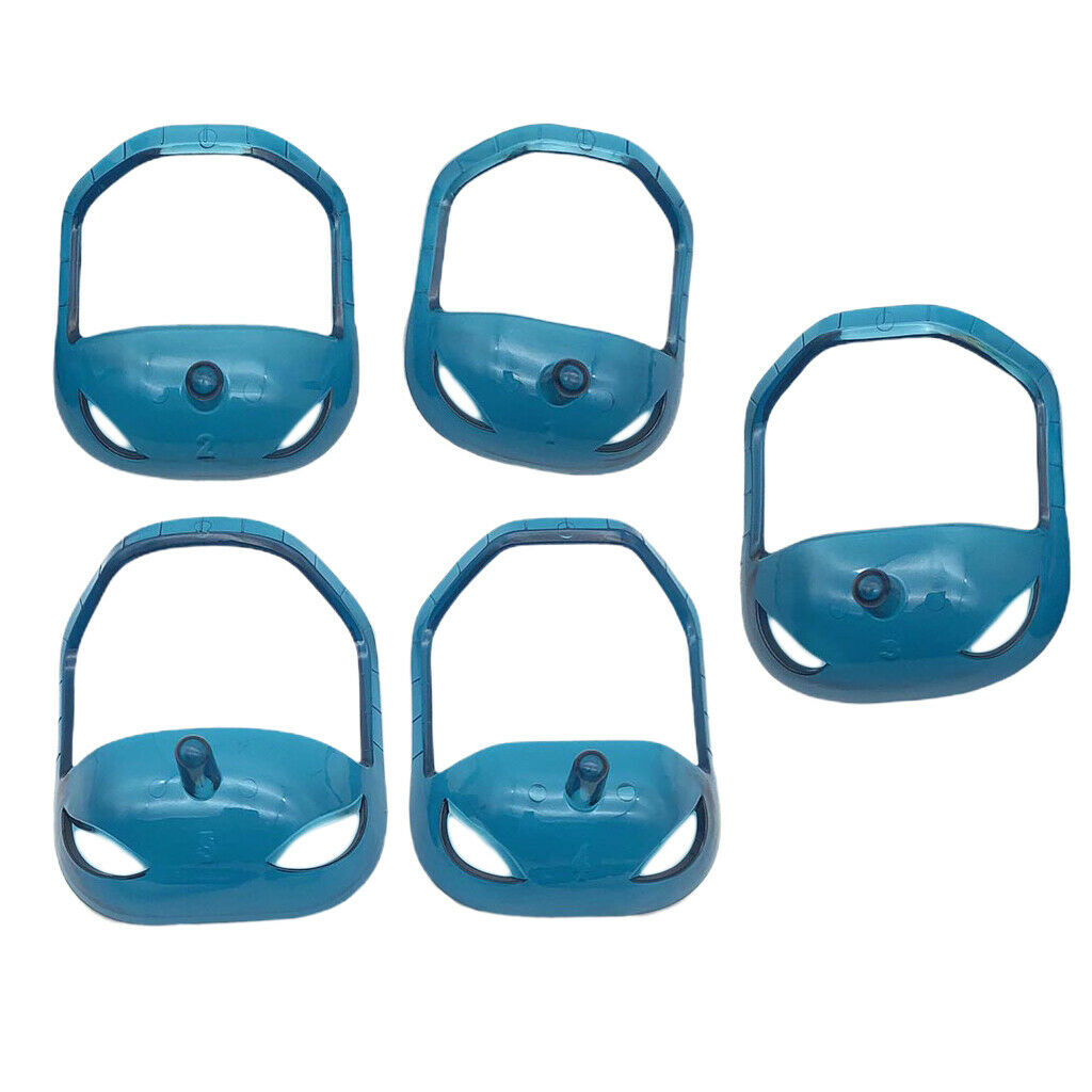 Durable Salon Male   Beard Mustache Styling Grooming Template Tool Blue