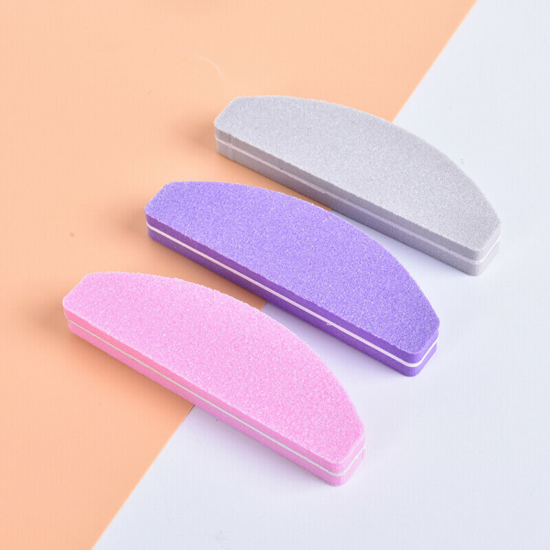 5pcs New Sponge Nail Art Tips Buffer Sanding Nail Buffer Block Files SpongeS BU
