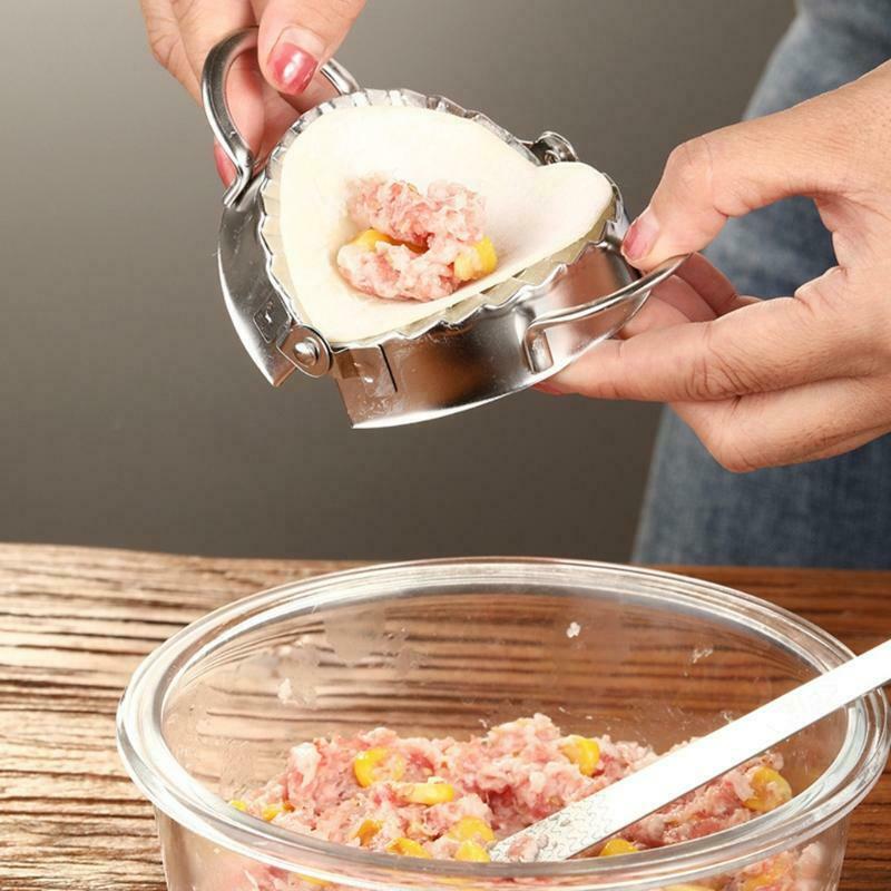 Stainless Steel Dumpling Maker 3 Pcs Small Medium and Large Dumpling Mold Dough