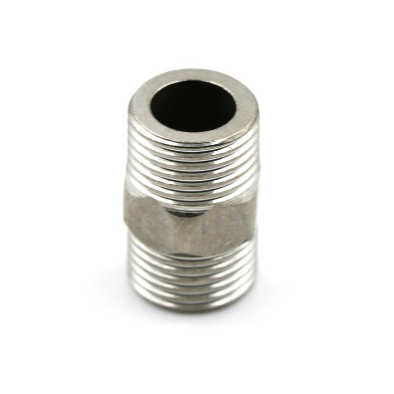 1/2" Male x 1/2" Male Hex Nipple SS 304 Threaded Pipe Fitting NPT kCBDAUFLJ Lt