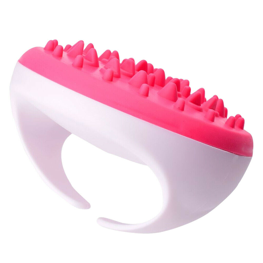Portable Silicone Multi-function Hair Brush Scalp Body Head Massager Relax