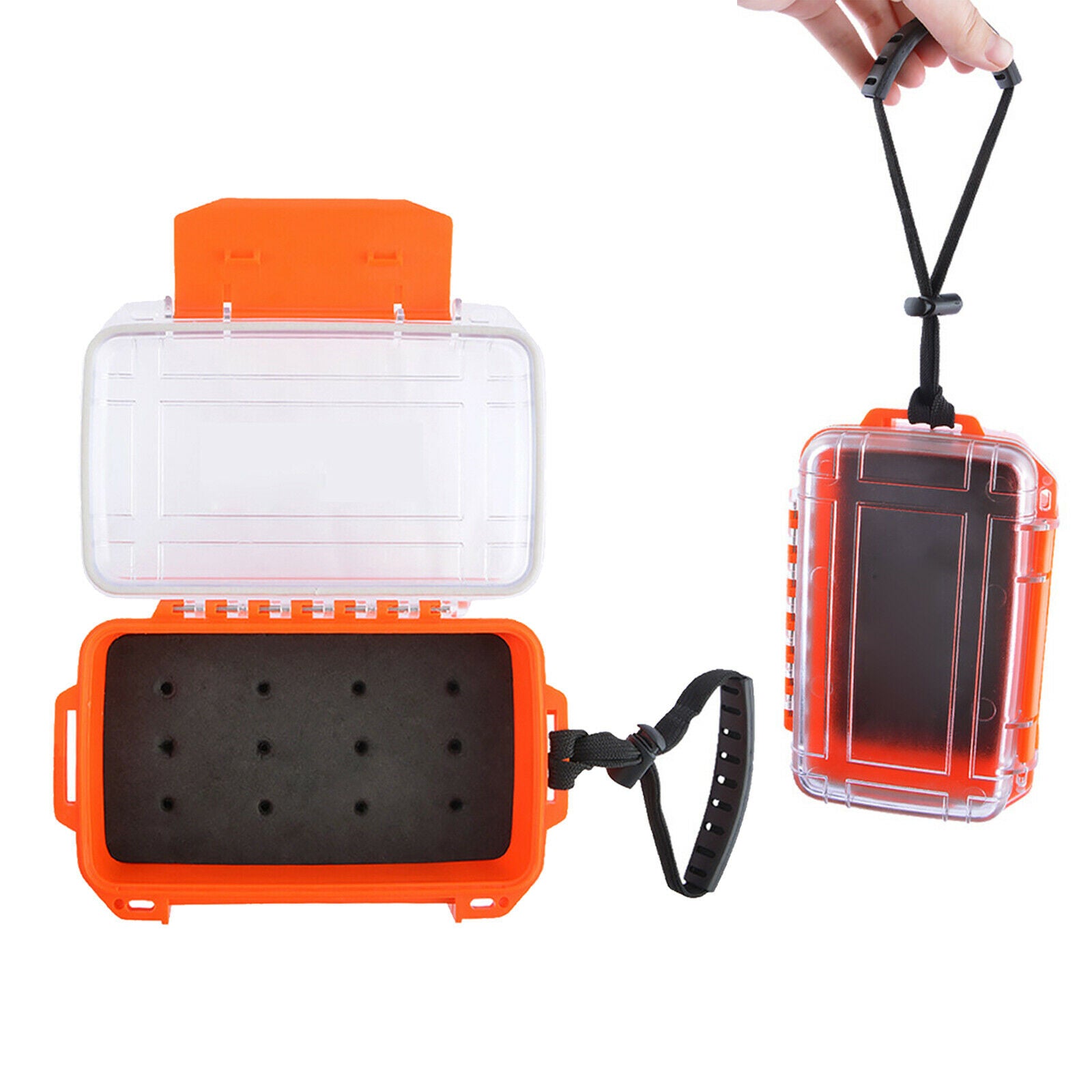 Plastic Archery Arrow Head Broadheads Storage Case Hunting Accesories Box