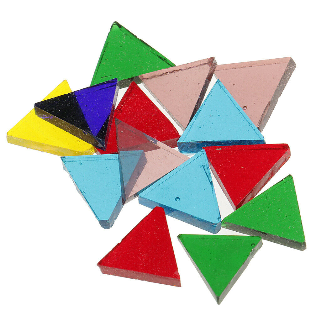 Colored Mosaic Tiles Geometry Rhombus Mosaic for Artwork Home Decoration