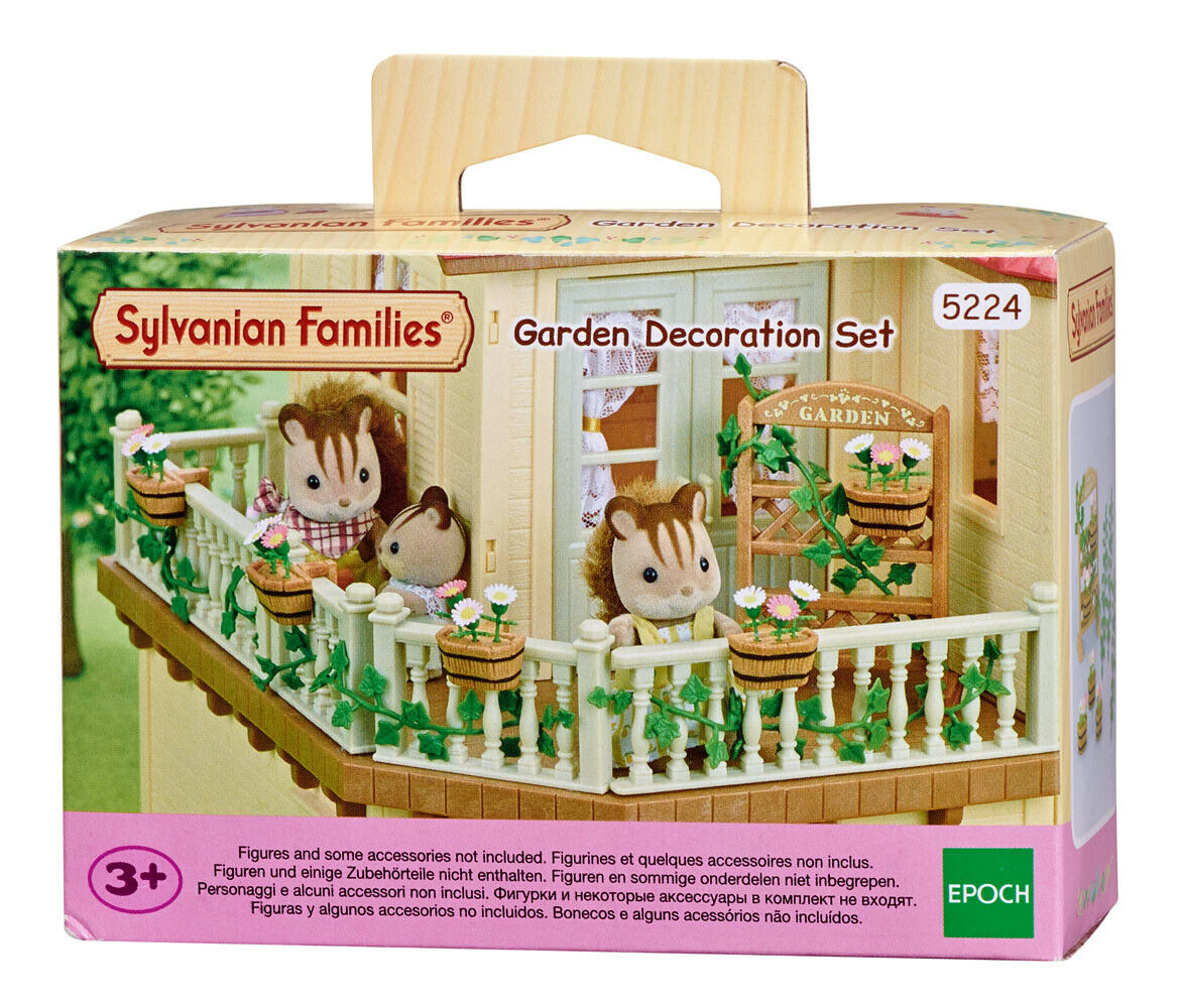 New! 5224 Sylvanian Families Family Garden Decoration Set Children Girls Age 3+
