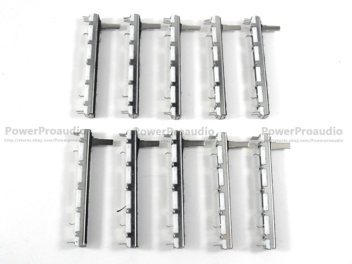 10pcs  fader MG166CX-USB 75mm A20Kx2 A20K A203 for Yamaha stroke 60mm
