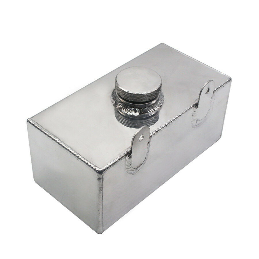 2L Windscreen Washer Bottle Aluminium Alloy Polished Intercooler Spray Tank