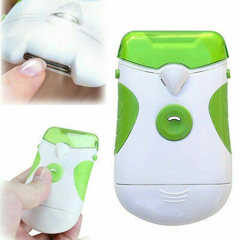 Electric Nail Clipper Trimmer & File Manicure Pedicure Removable Double-Sided