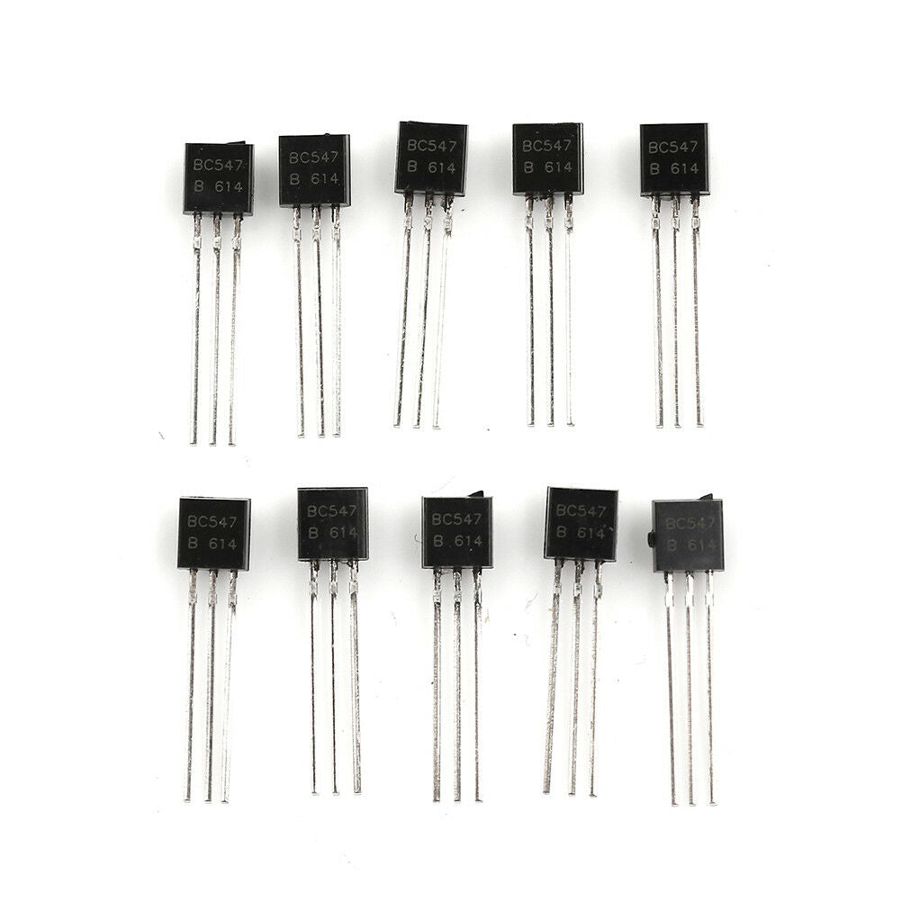 100Pcs Bc547 To-92 Npn 45V 0.1A Transistor Compone hiSJCA