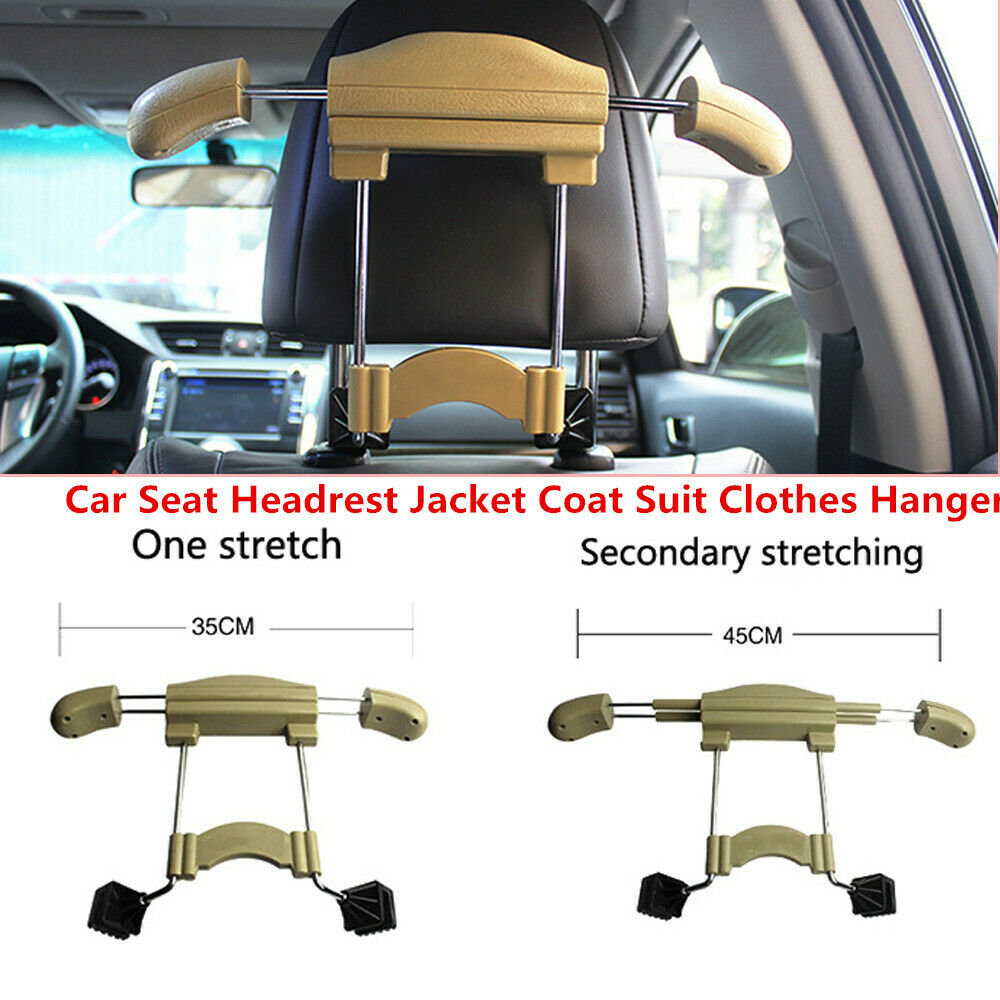 Car Seat Headrest Jacket Coat Suit Clothes Hanger Holder Autos Clothing Storage