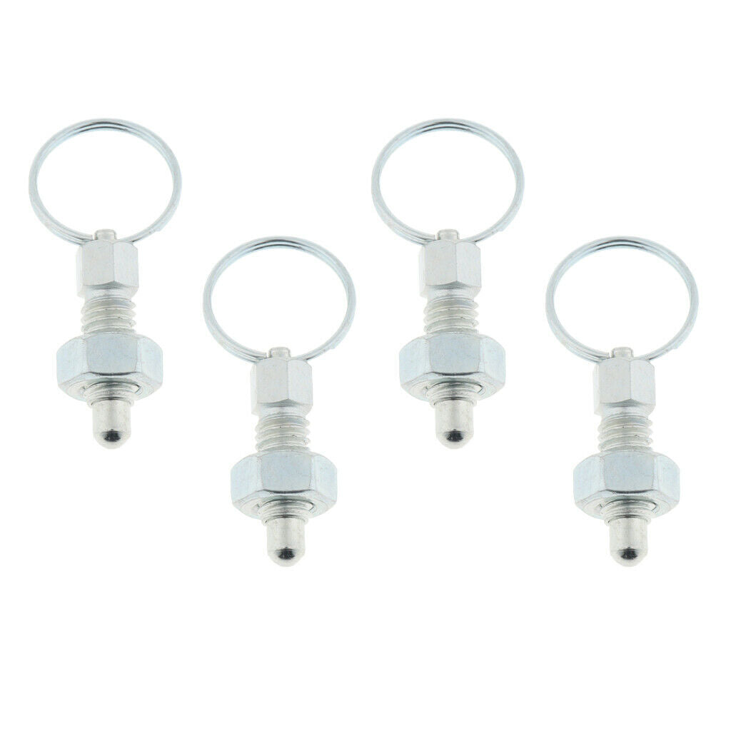 4Pcs M6 Ring Indexing Drive Plunger Spring Positioning Pins