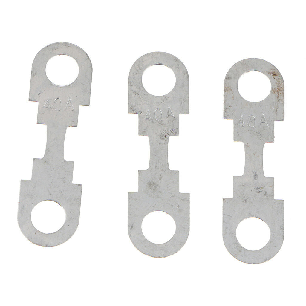 10 Pieces 12V 40A Car Flat Metal Fuse Strip for VW Audi SEAT Skoda Ford