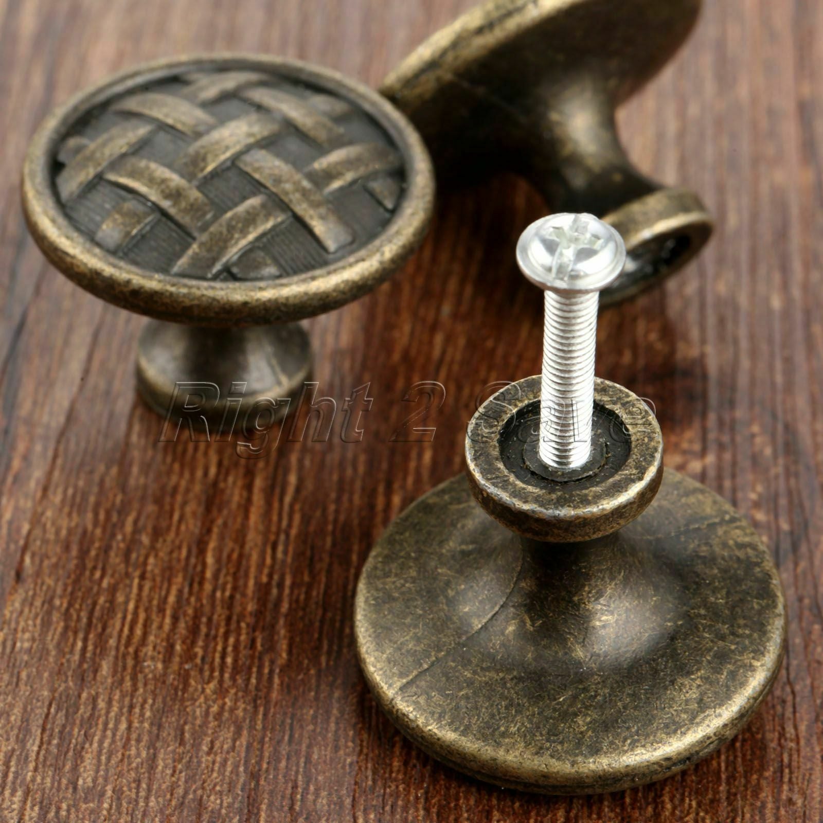1pc Elegant Furniture Door Pull Handle Retro Round Cabinet Drawer Knob Hardware