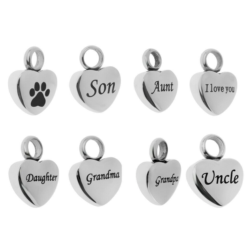 Dog Cat Pet Claw Urn Pendant Memorial Cremation