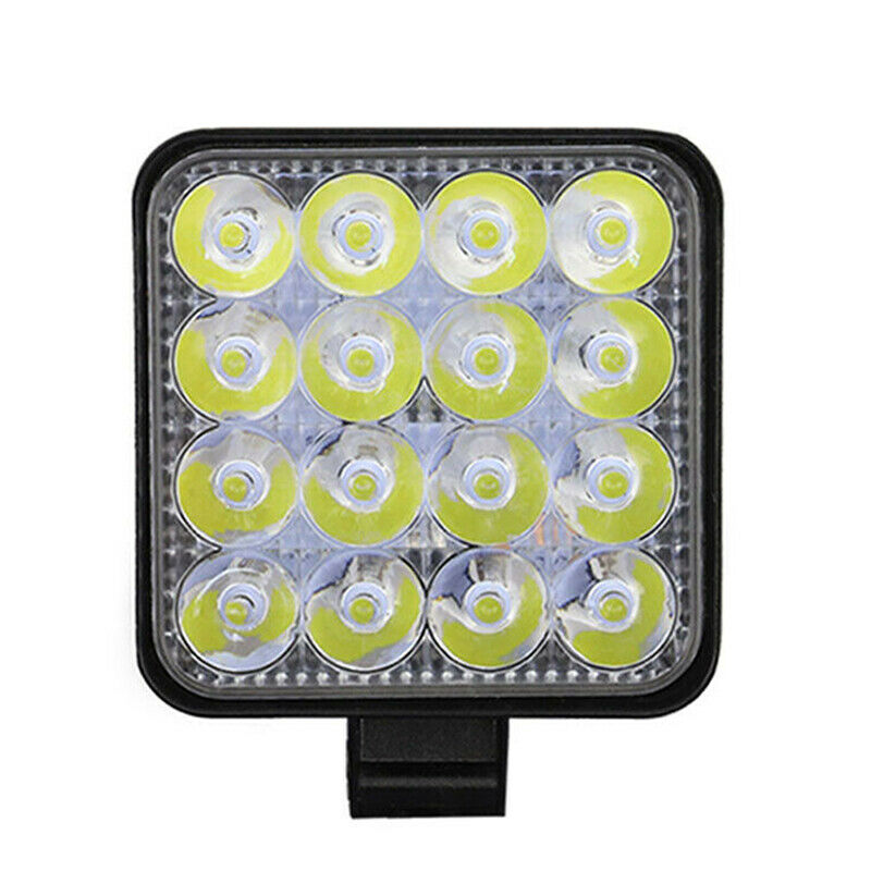 48W 16LED Work Light Flood Beam Bar Car ATV Off-Road Driving Fog Lamps12V/2y XC