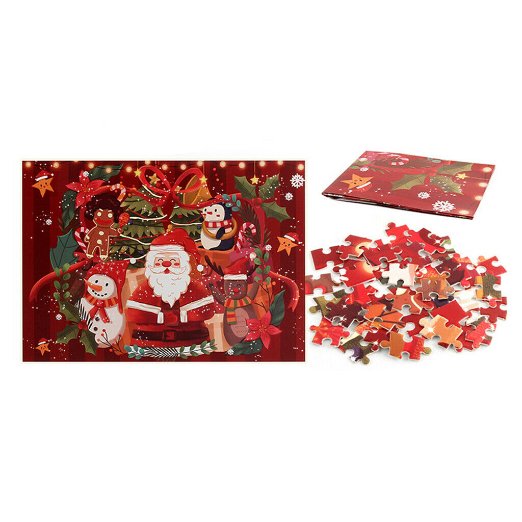 1000Pcs Christmas Puzzle Handmade Santa Claus Puzzle Merry