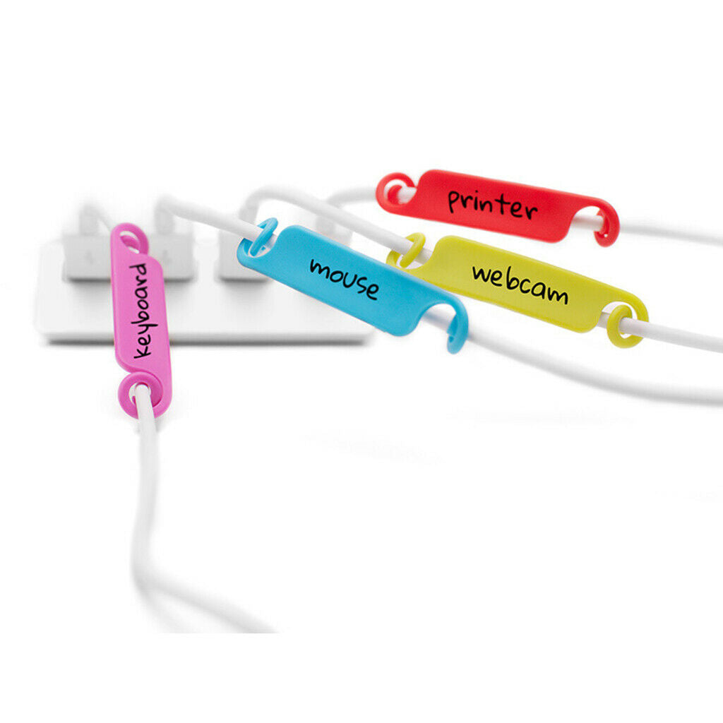 30 Piece Cable Label Identification Marker Labels