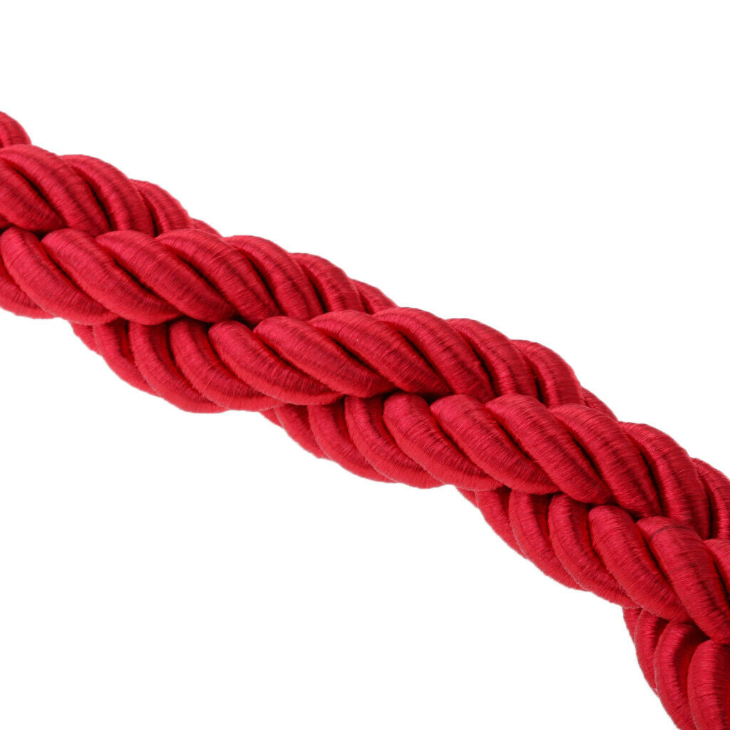 1Piece 59inches Queue Rope Twisted Barrier Rope Queue Divider Crowd Control