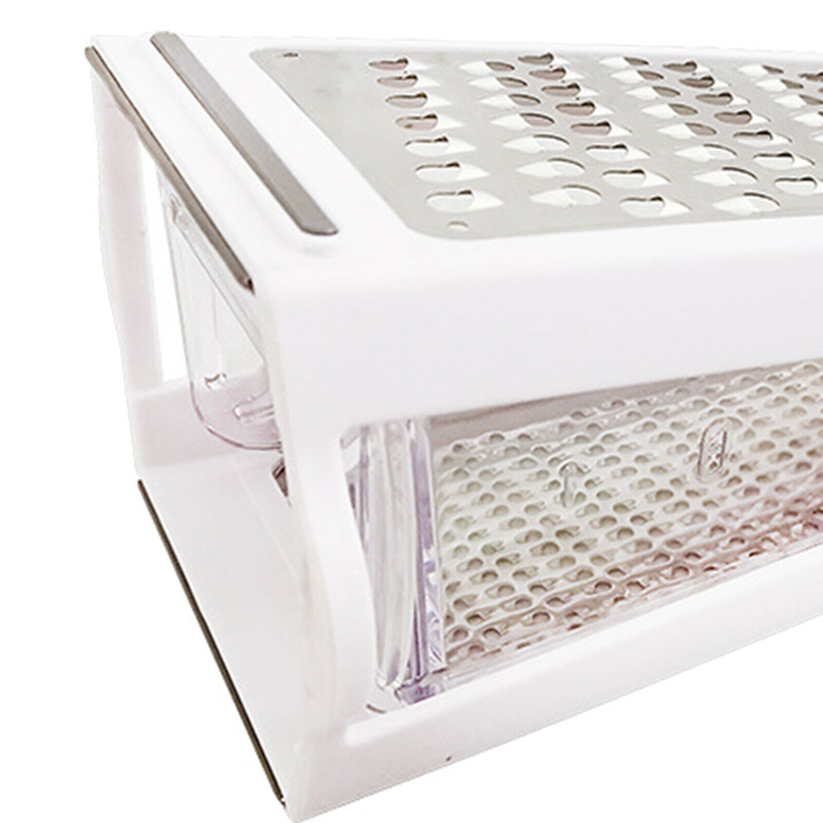 Stylish Kitchen Box Grater 2-Sided Cheese Vegetables Grater Accessories