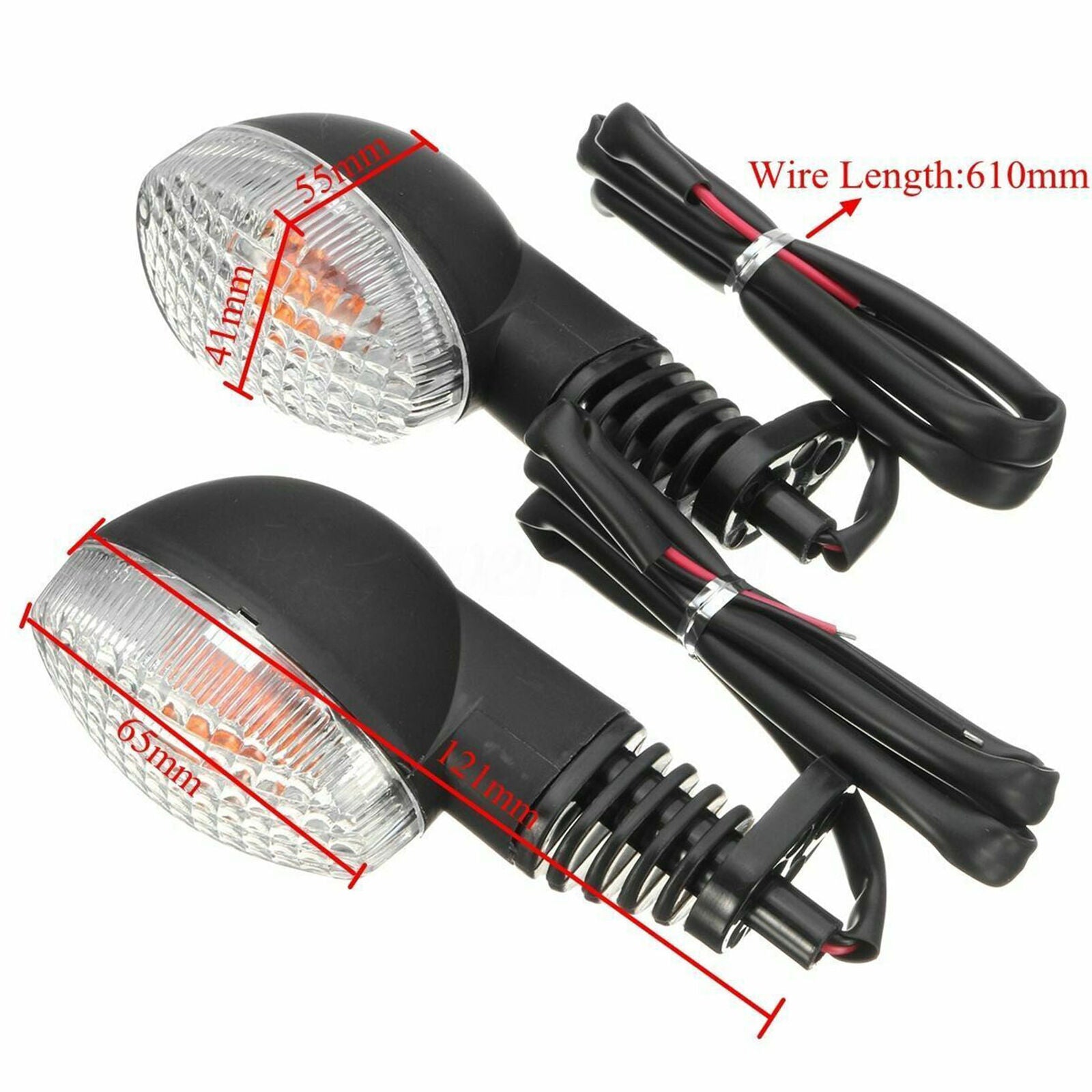 Front Rear Turn Signals Blinker Indicator For Kawasaki KLX250X XT 660R 660X C UE