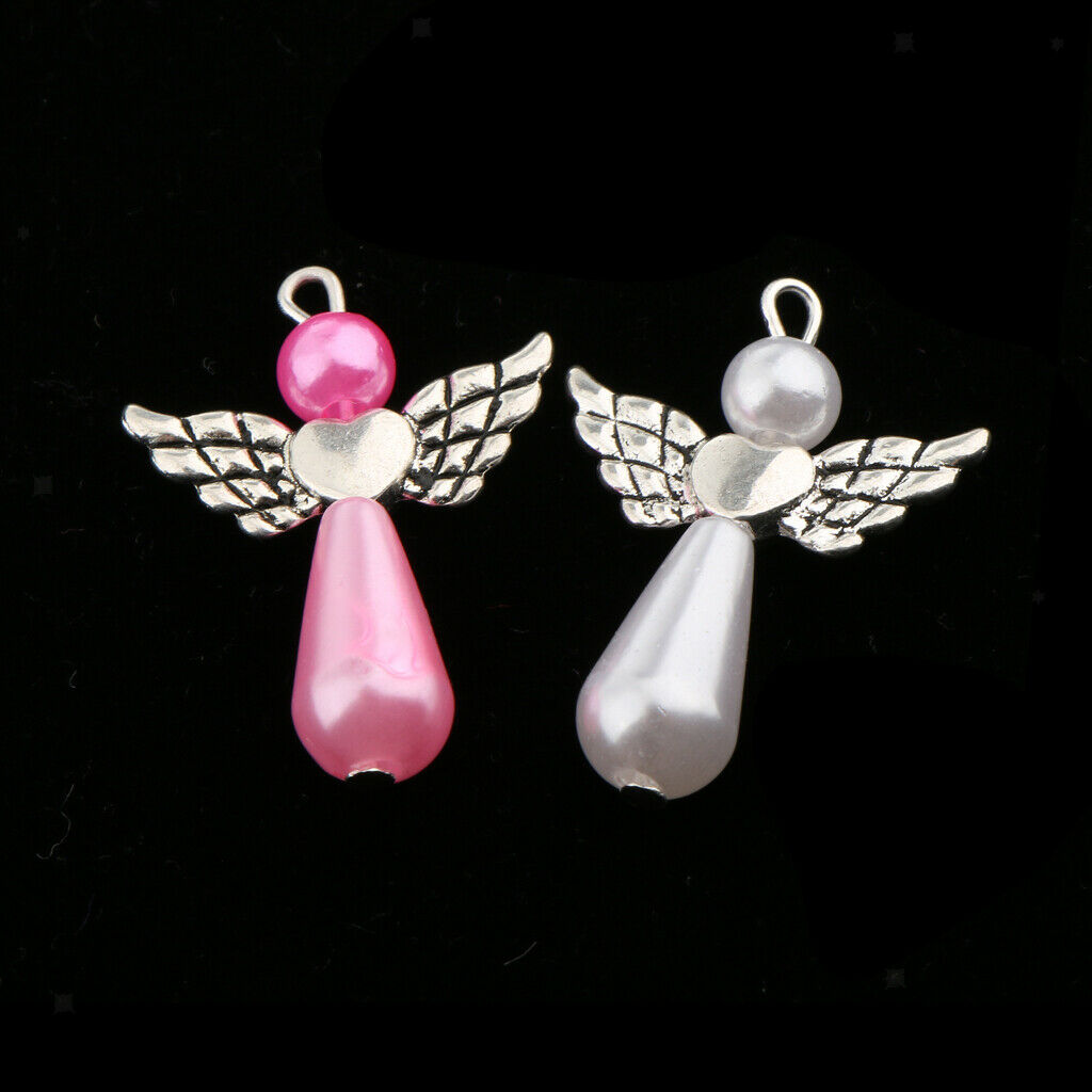 Hot 35pcs Angel Wing Charms Multicolor Butterfly Wing Pendants Hanging