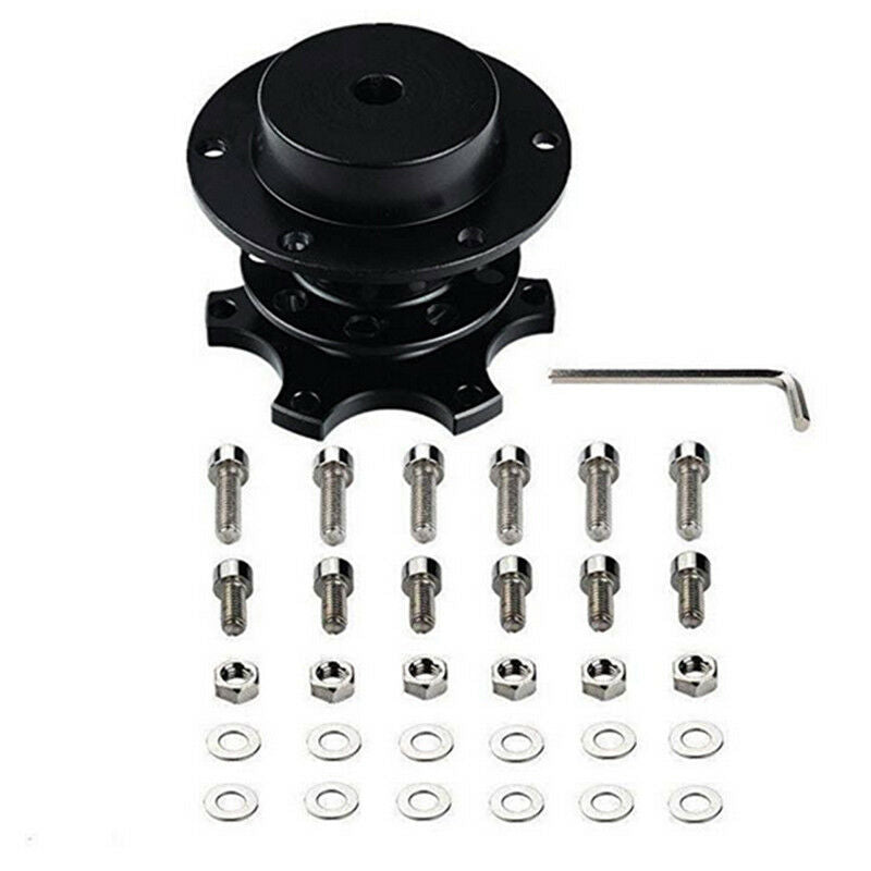 Universal Car Steering Wheel Quick Release HUB Racing Adapter Snap Off Dia 85mm