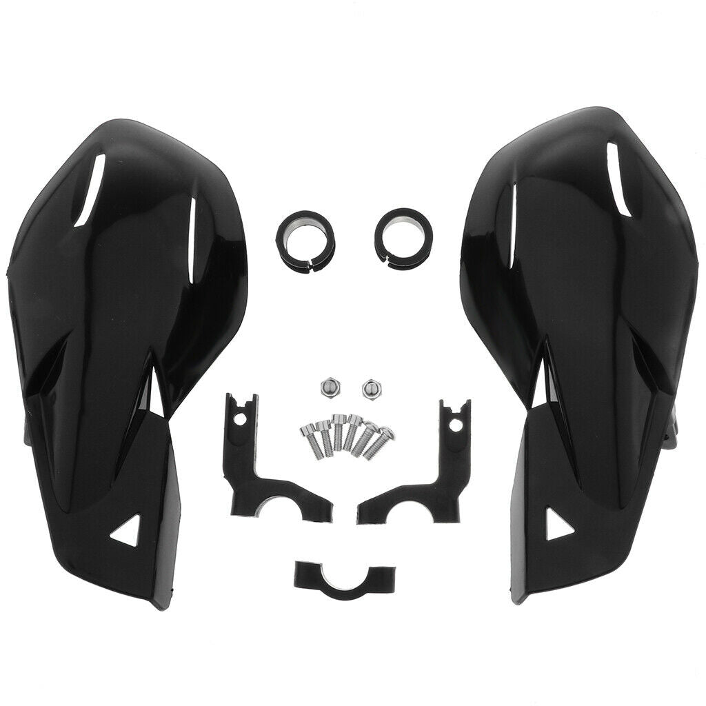 1 Pair Universal Handlebar 7/8 inch Hand Guards Handguard Windshield Wind Cold