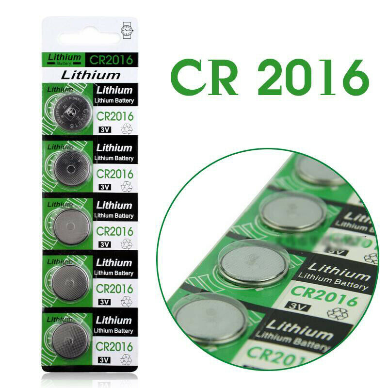 5x CR2016 3V Multipurpose Batteries DL2016 ECR2016 3V Button Coin Cell Battery