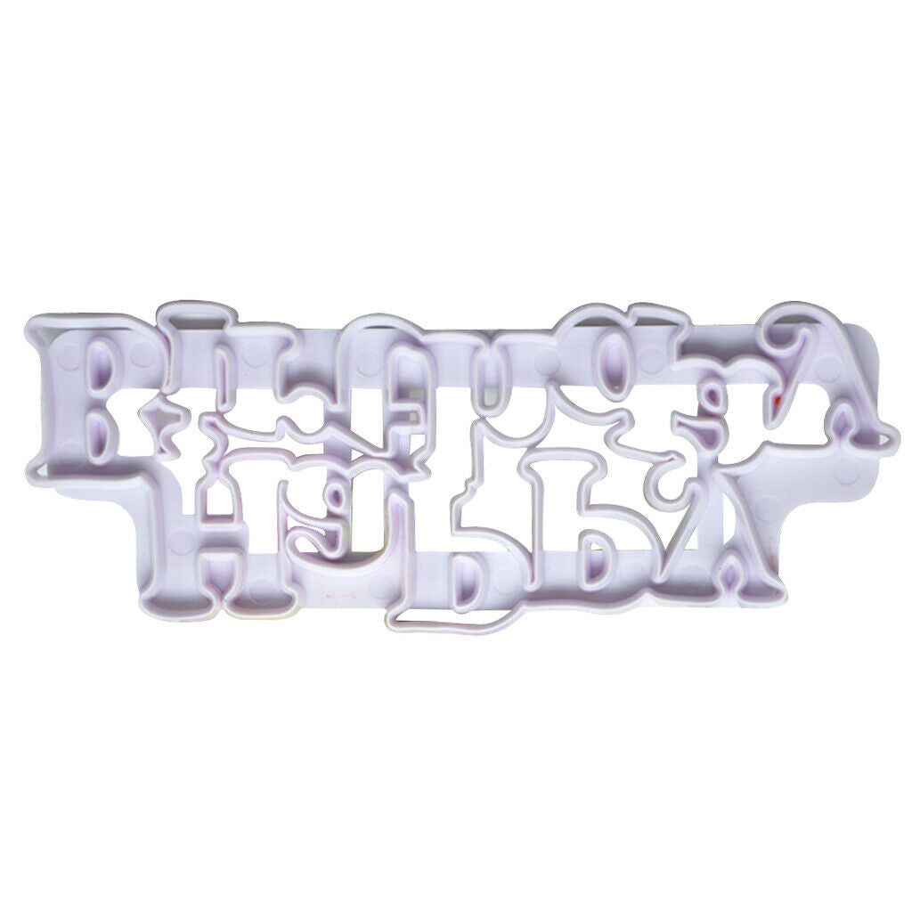 DIY Silicone Birthday Cake Decorating Mould Cookies Chocolate Baking Mold
