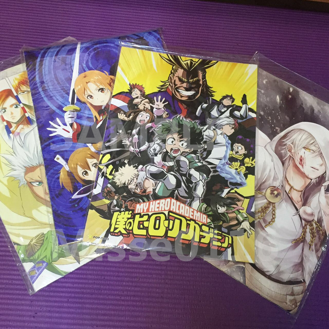 8PCS/set Anime Boku no hero academia / My Hero Academia A3 Posters Print