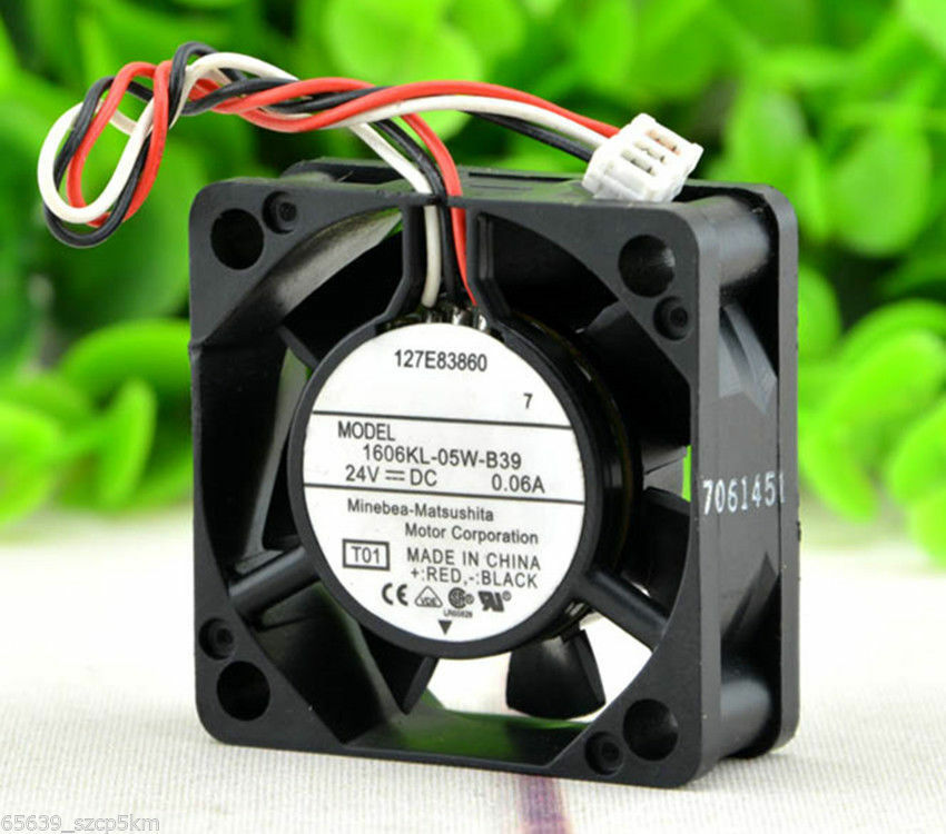 For NMB 1606KL-05W-B39 fan 40*40*15mm 3pin 24V 0.06A