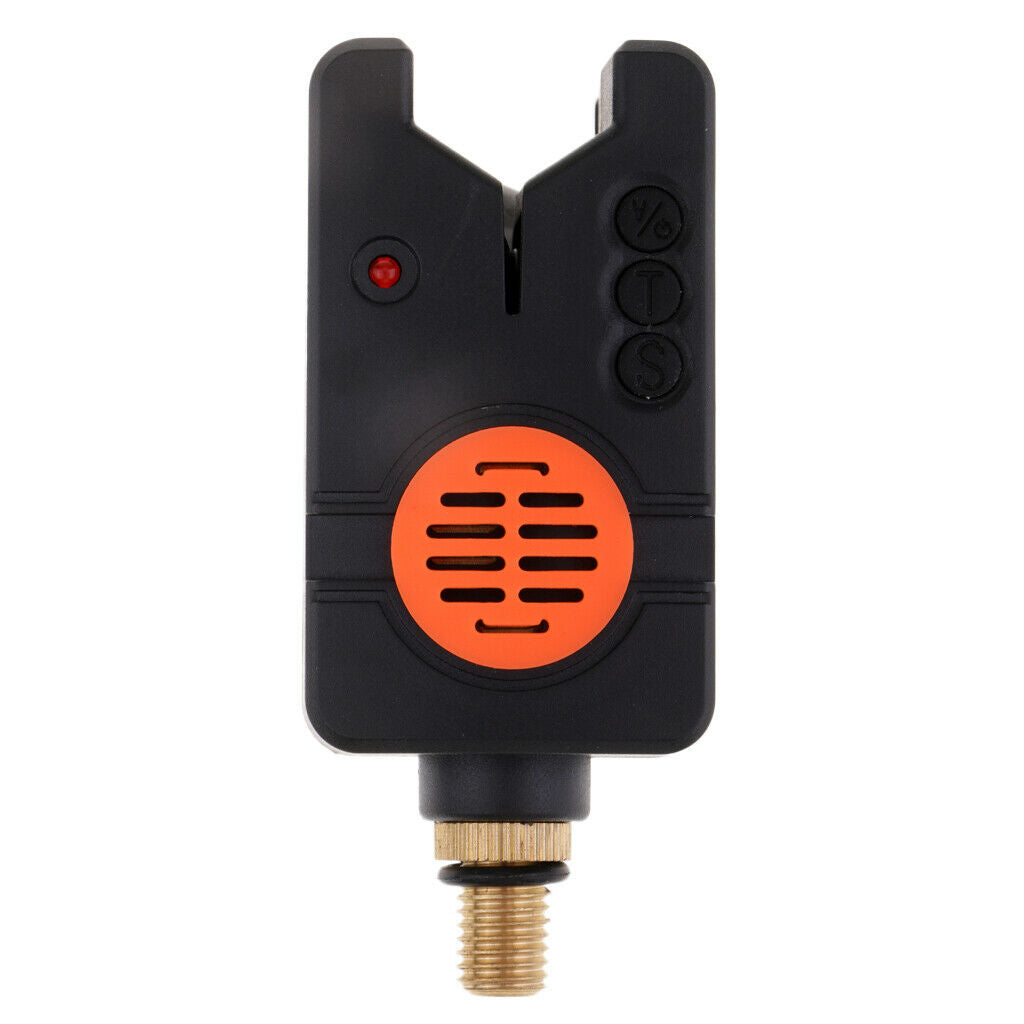 Wireless Carp Fishing Bite Alarm LED Light & Sound Alert Waterproof Red