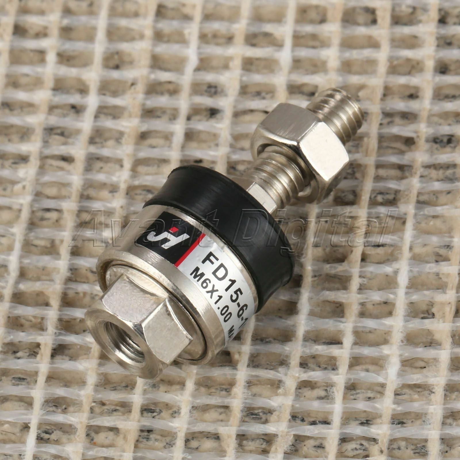New M6x1mm Male Thread Pneumatic Air Cylinder Floating Joint Forting Convenient