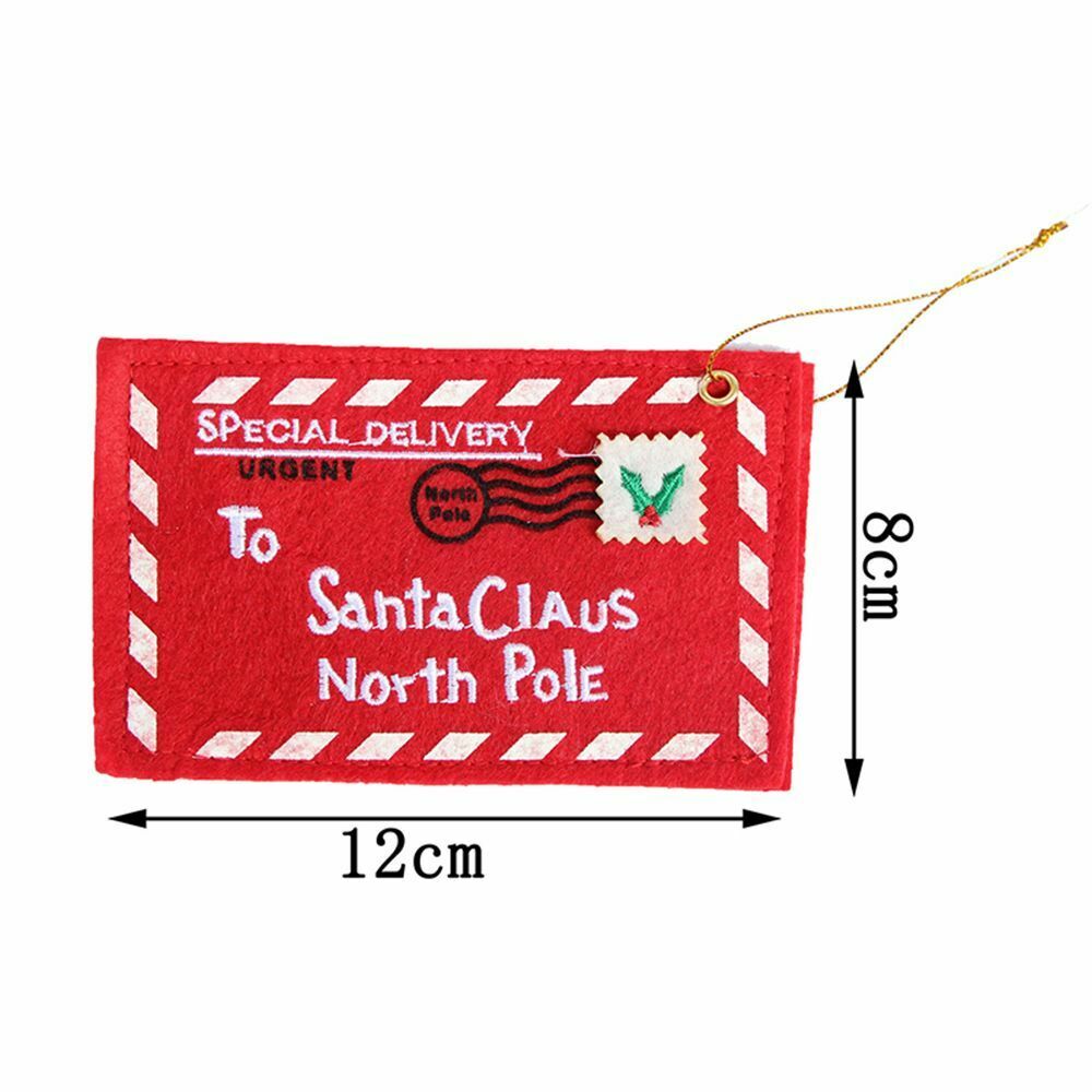 DIY Crafts Xmas Decor Hanging Ornaments Santa Claus Envelope Chirstmas Ornament