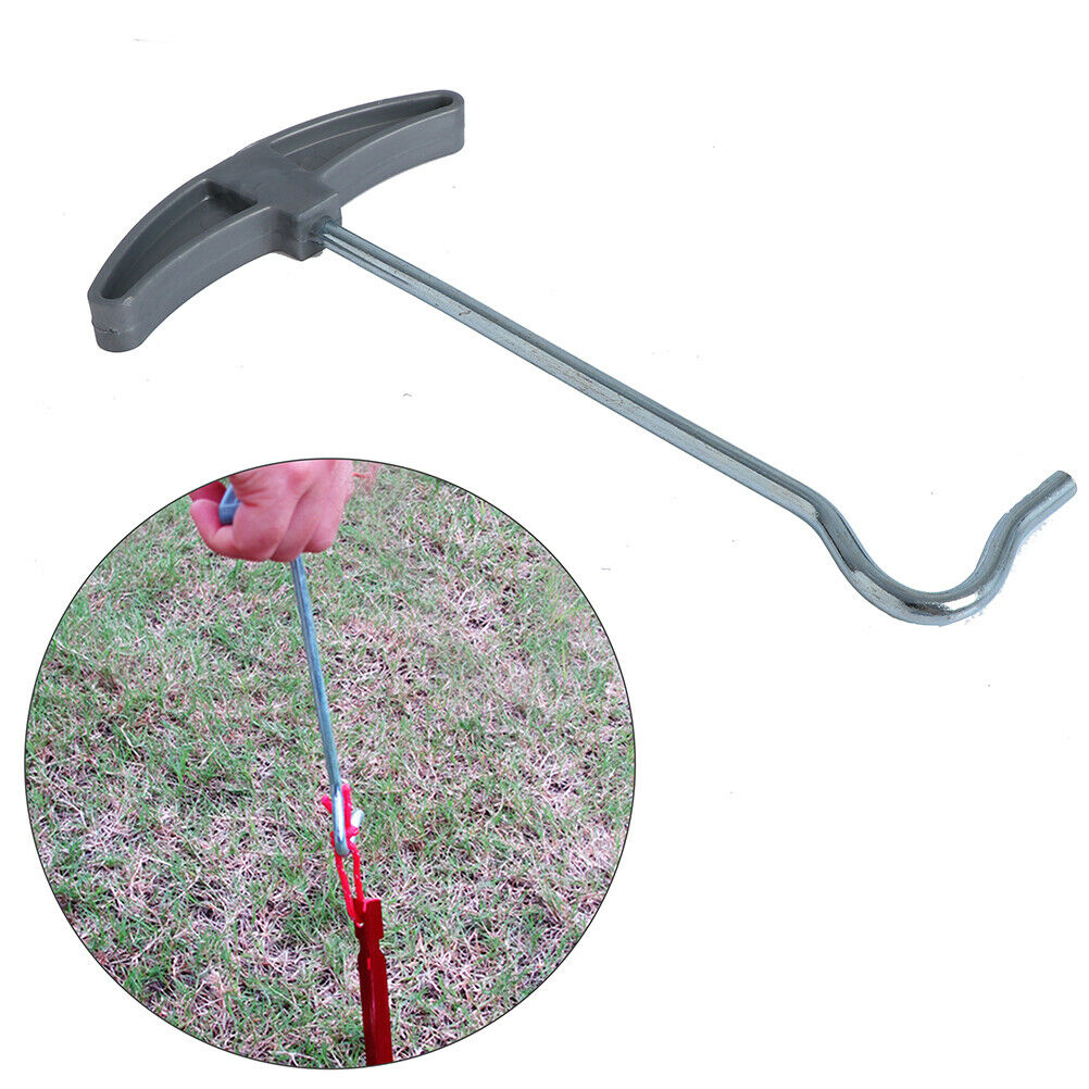 1PC Camping Tent Peg Stakes Extractor Puller Nail Retractor Hook Nail Puller  SJ