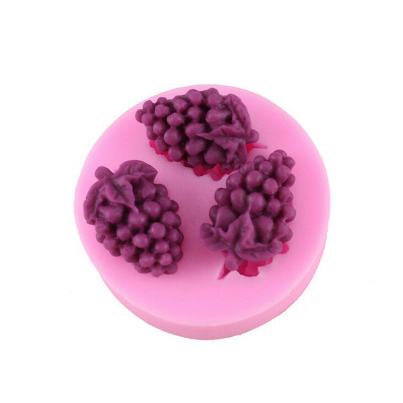 Silicone Cake Decorating Mould Candy Grape Shape Chocolate Baking Mold Be.l8