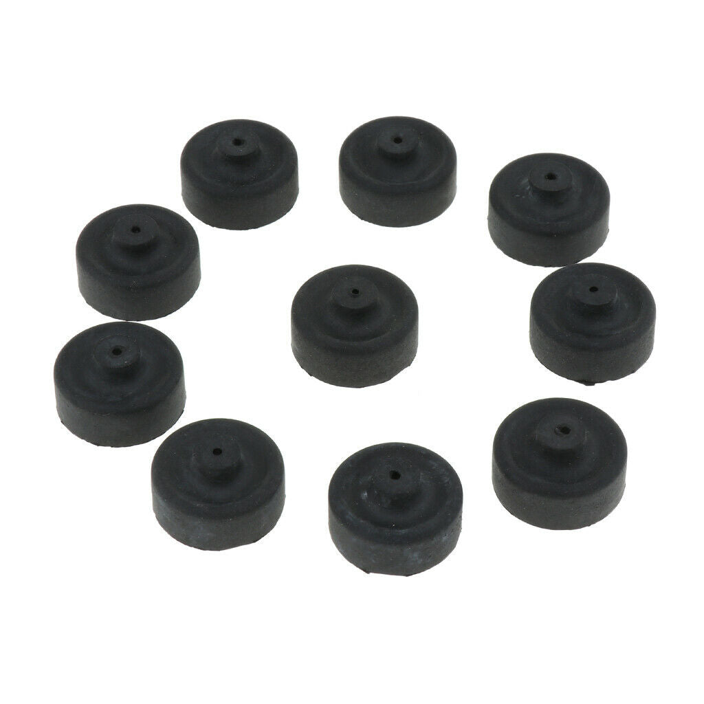 20Pcs Rubber Oxygen Pump Air Tube Hose Aquarium Fish Tank Suction Cup Black