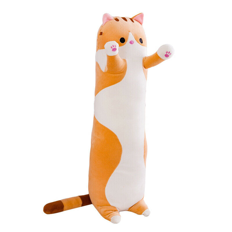 Long cat Office lunch Sleeping Pillow KIDS gifts birthday gift Plush toys