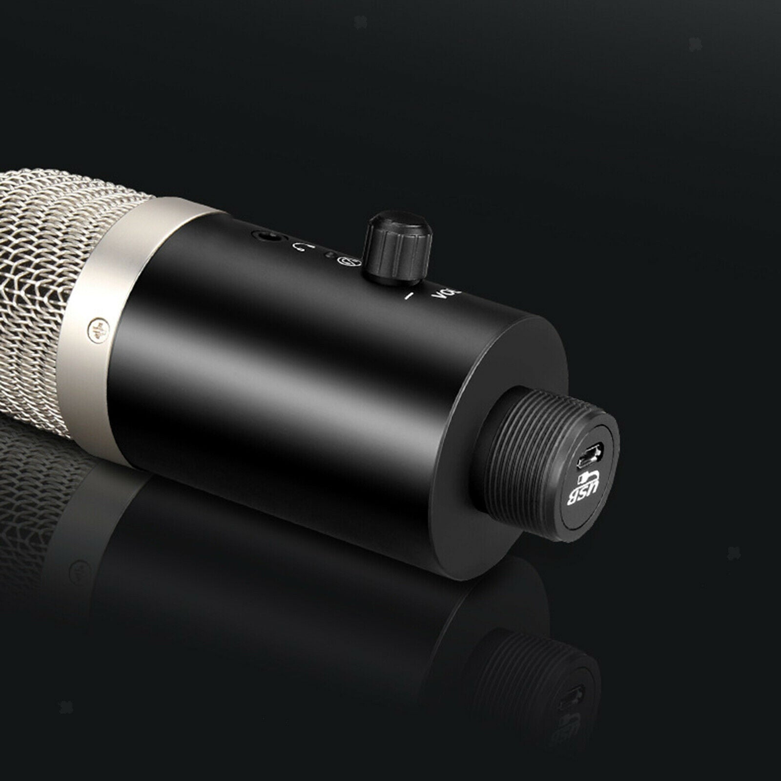 USB Cardioid Computer Microphone Compatible for Laptop Gaming Streaming Mic