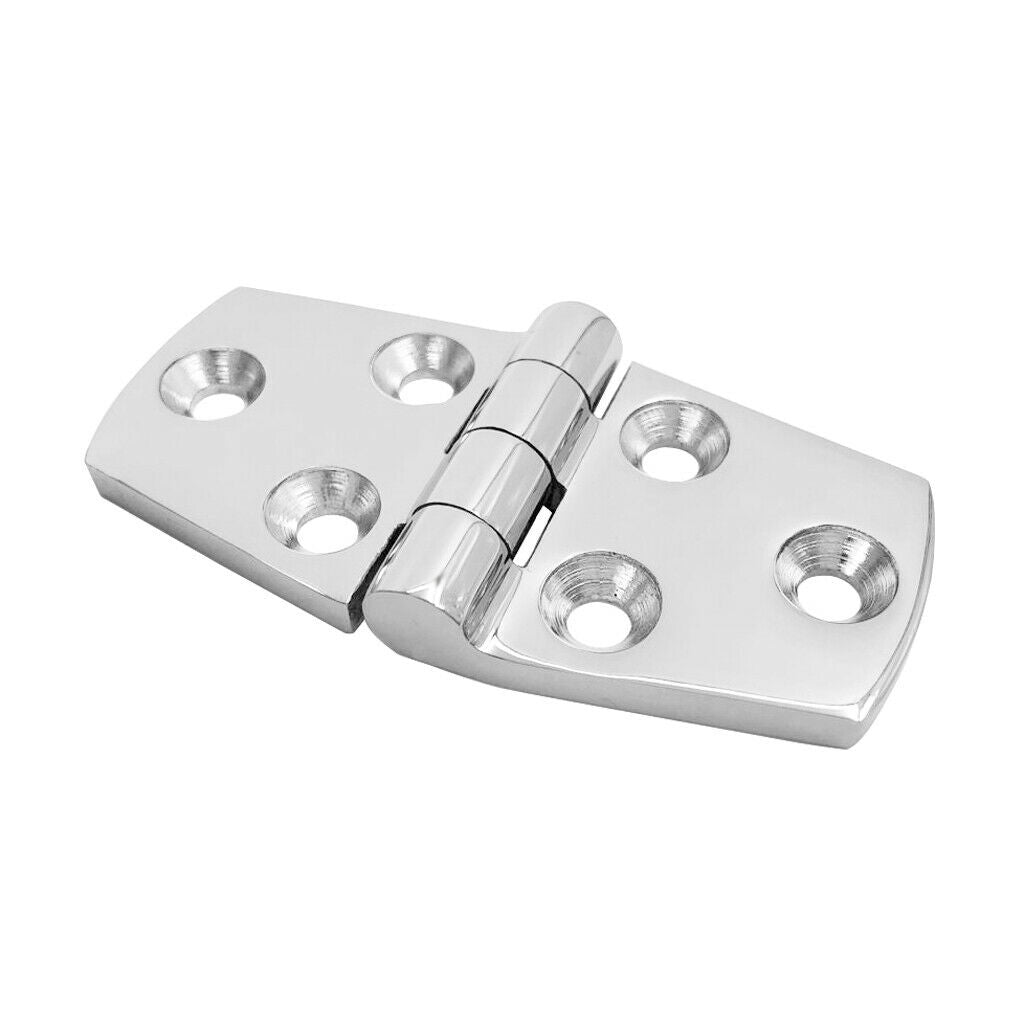 2pcs Heavy Duty Strap Hinges Marine Hareware 316 Stainless Steel 3 x 1.5inch