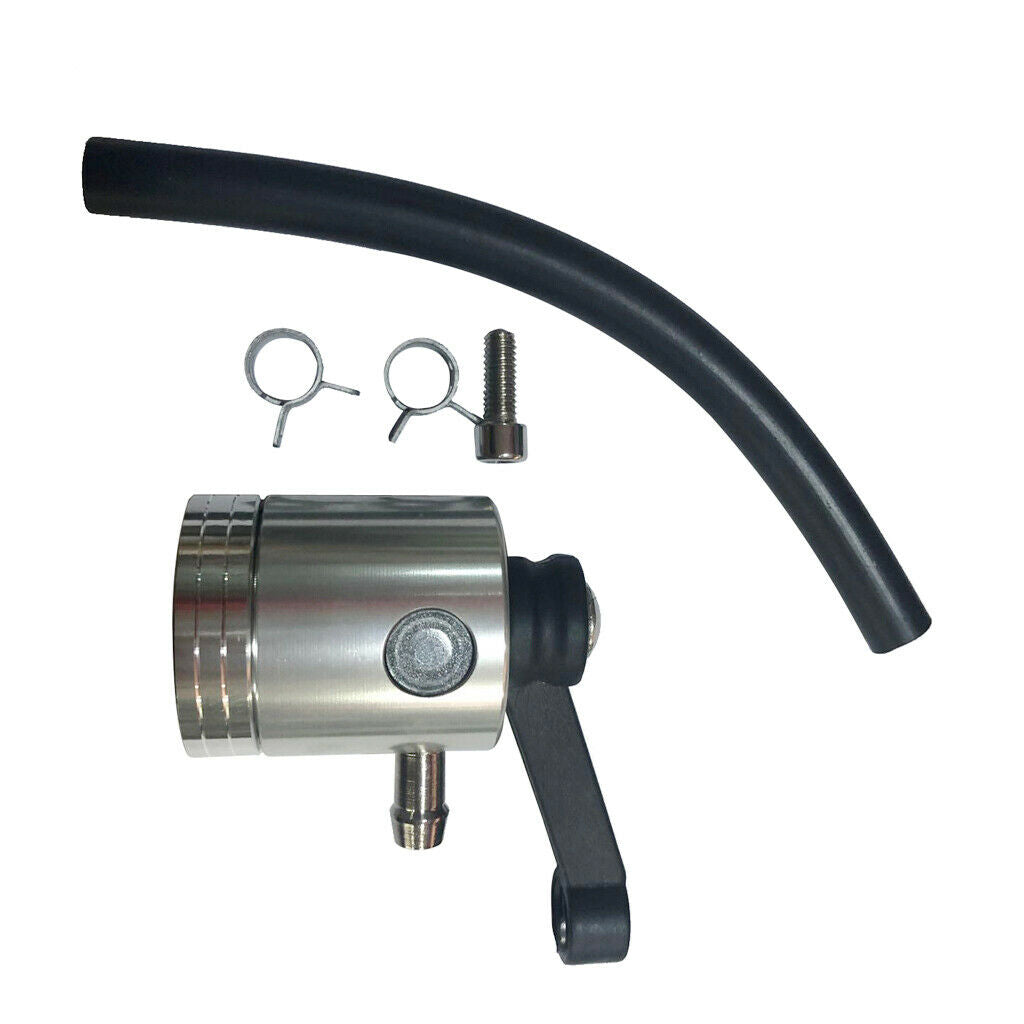 Stainless Steel Brake Fluid Reservoir Kit Clutch Reservoir for Yamaha Accs # 2