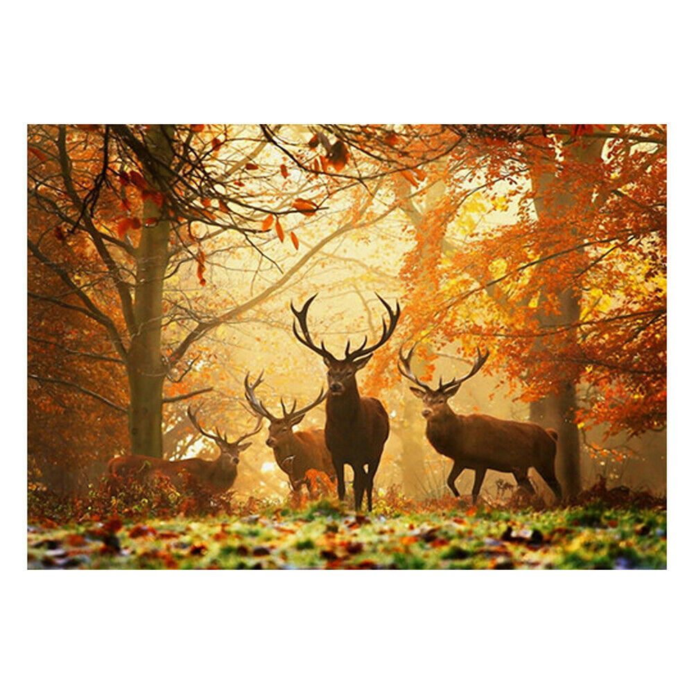 Cute Deer DIY Diamond Painting Embroid Full Drill Cross Stitch Mosaic Kits @