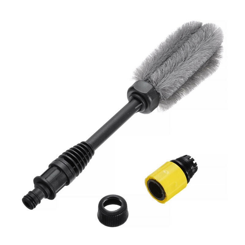 1PC Wheel Cleaning Brush Easy Reach Wheel RIM Detailing 38CM Length Soft Bristle