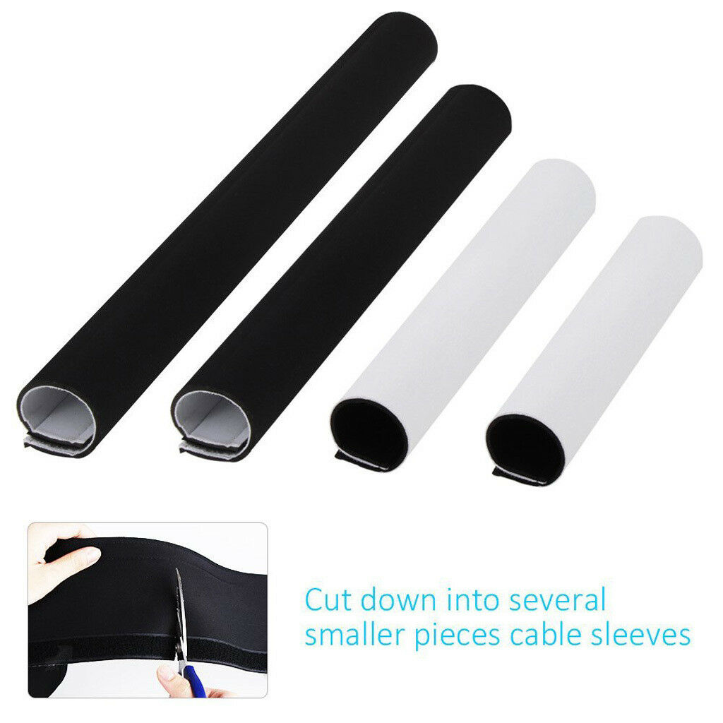 203cm Cable Management Organizer Neoprene Cord Wire Cover Hider Sleeve