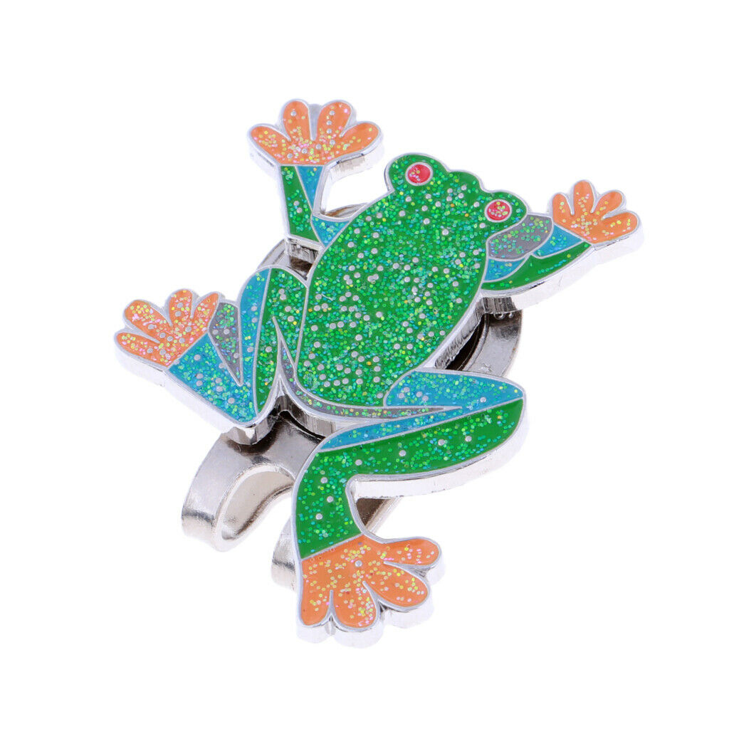 Golf   Clip   Putt Ball Marker for Golf Hat Visor Golfer Gift Frog