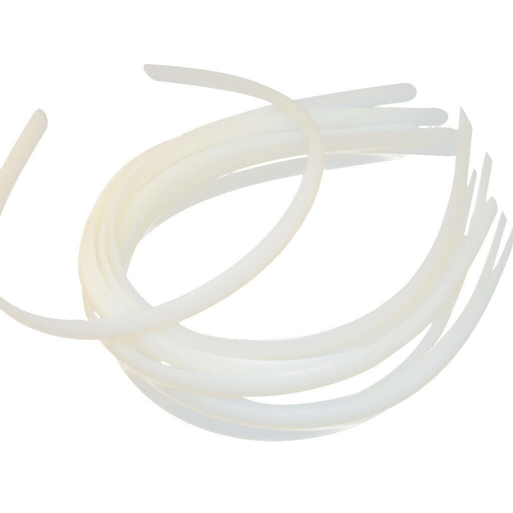 10pcs Blank Hair Band Hair Hoop Barrette DIY Women's Hair Accessories 15mm