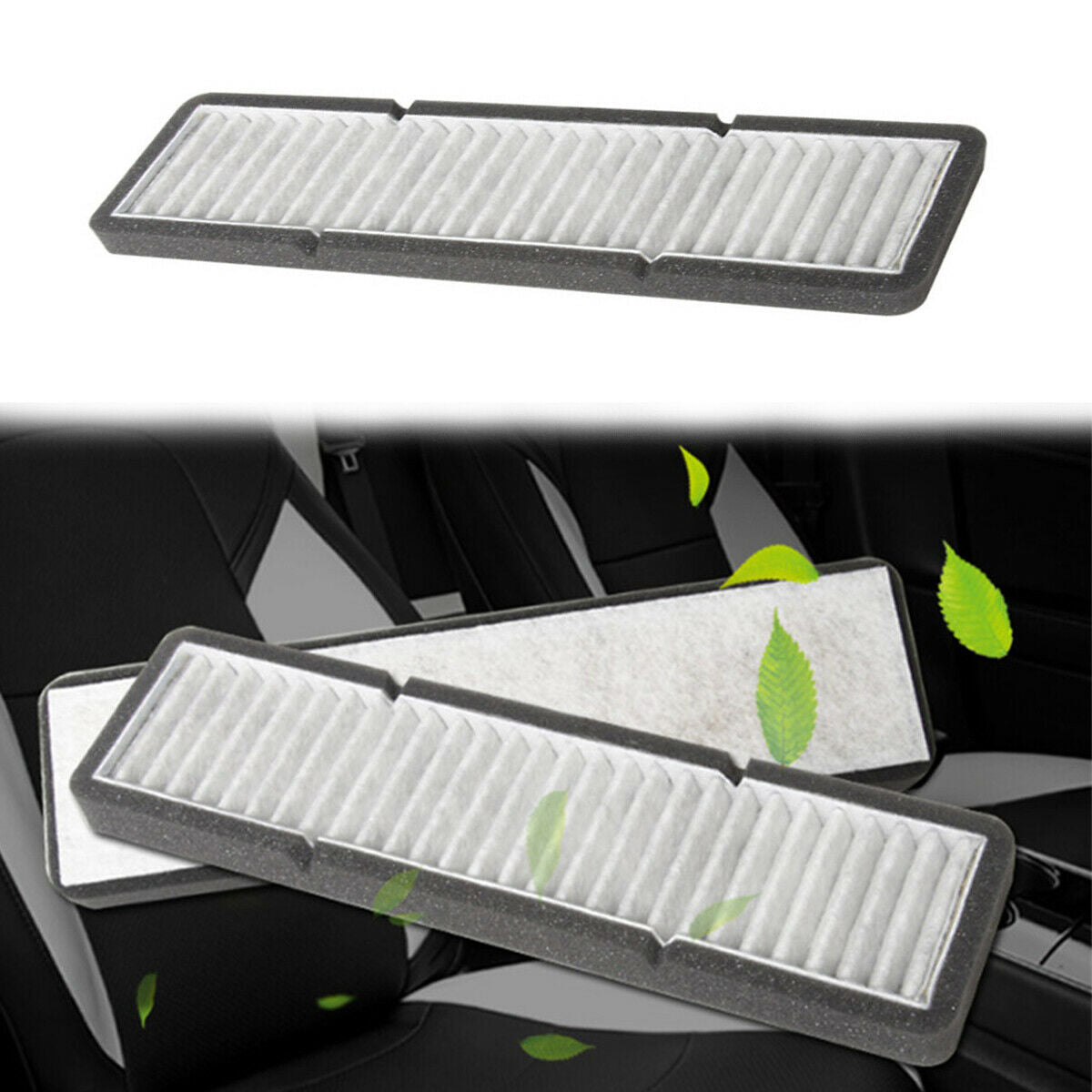 1 × White Air Conditioning Inlet Filter Replacement Car Cleanliness Accessories